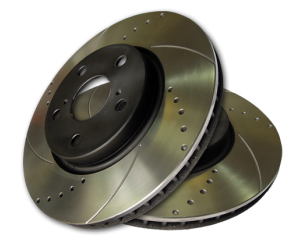 Front Drilled Slotted Brake rotors